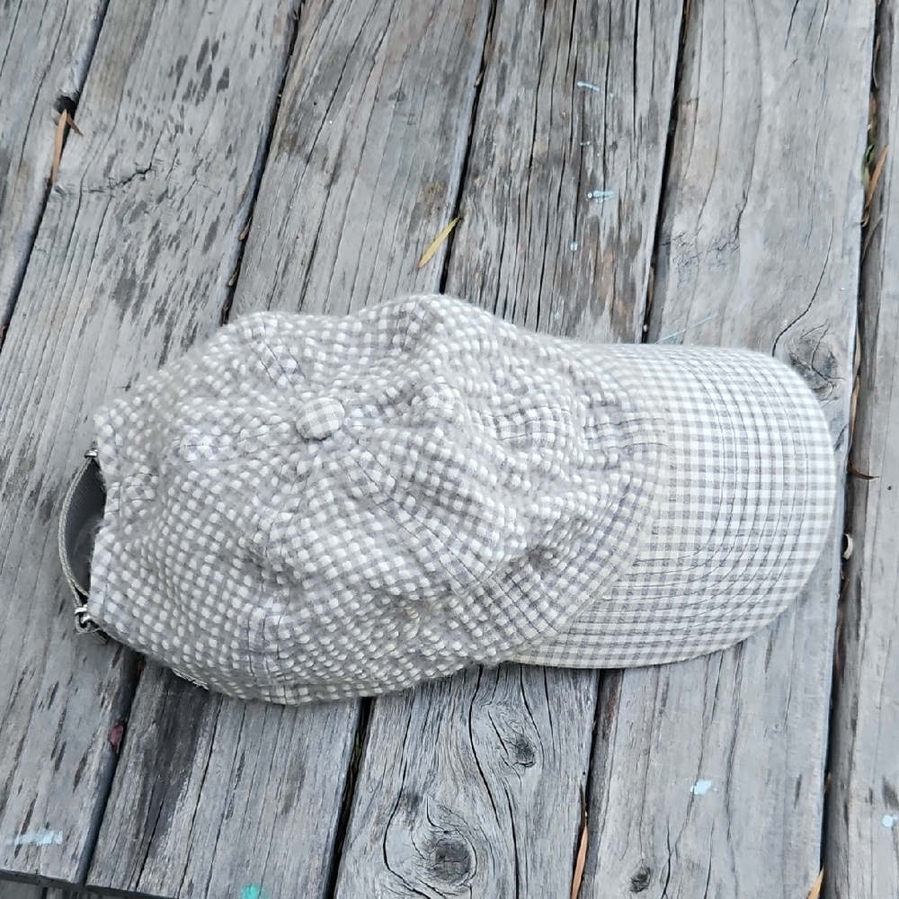 Varsity Gray Checkered Cap - image 3